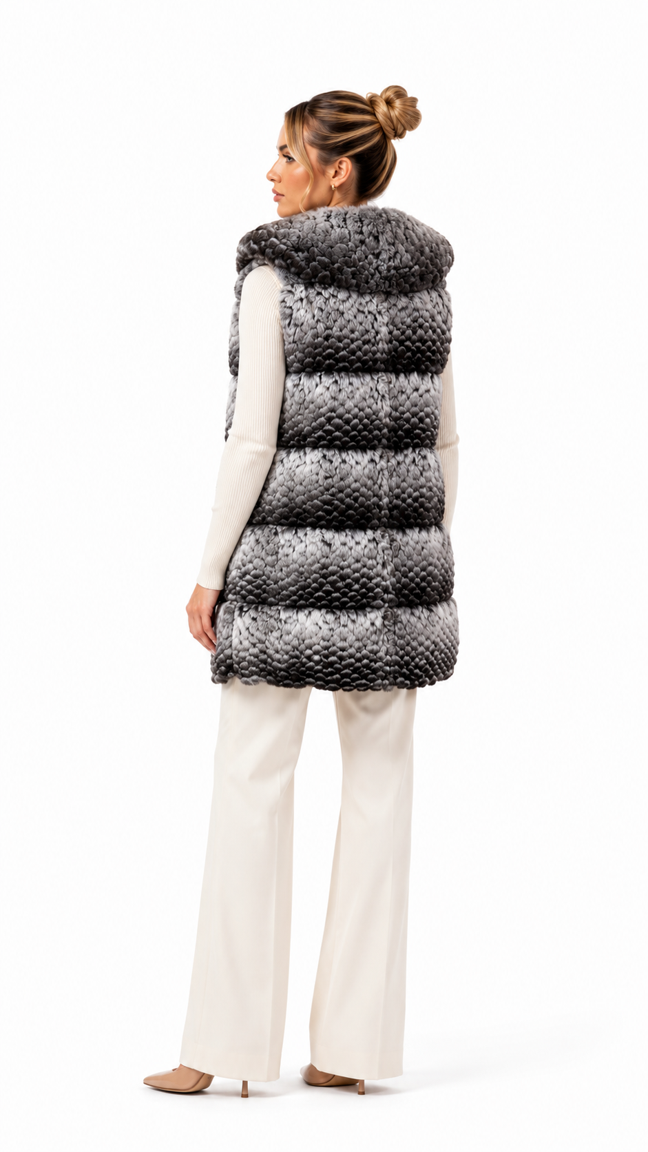 Gilet in cincilla’ Agata Luxury