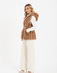 Gilet visone Erica