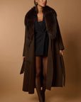 Drama luxury coat moka