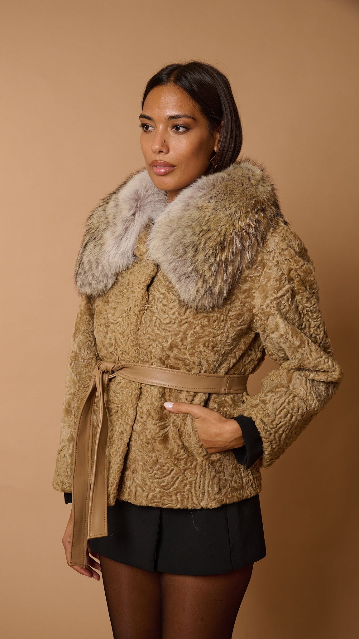 Persiano con volpe soft beige