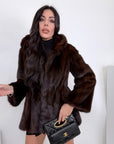 Visone special Iconic coulisse in vita versione nocciola