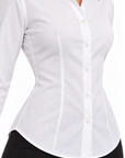 Camicia avvitata in piquet