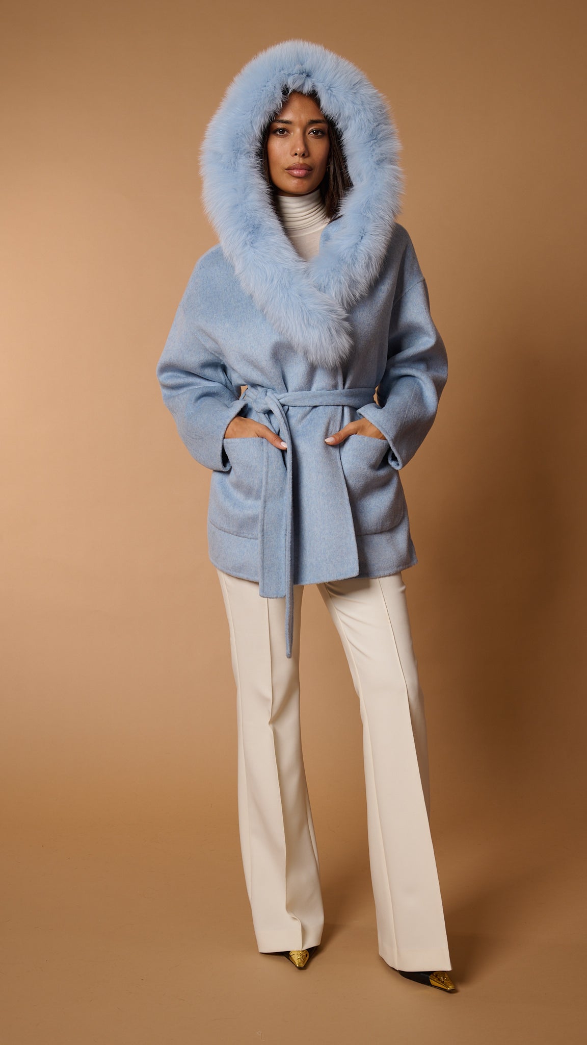 CUVE’ Luxury COAT wool &amp; cashmere