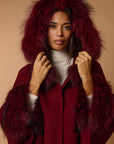 DIVA LUXURY CAPE bordeaux