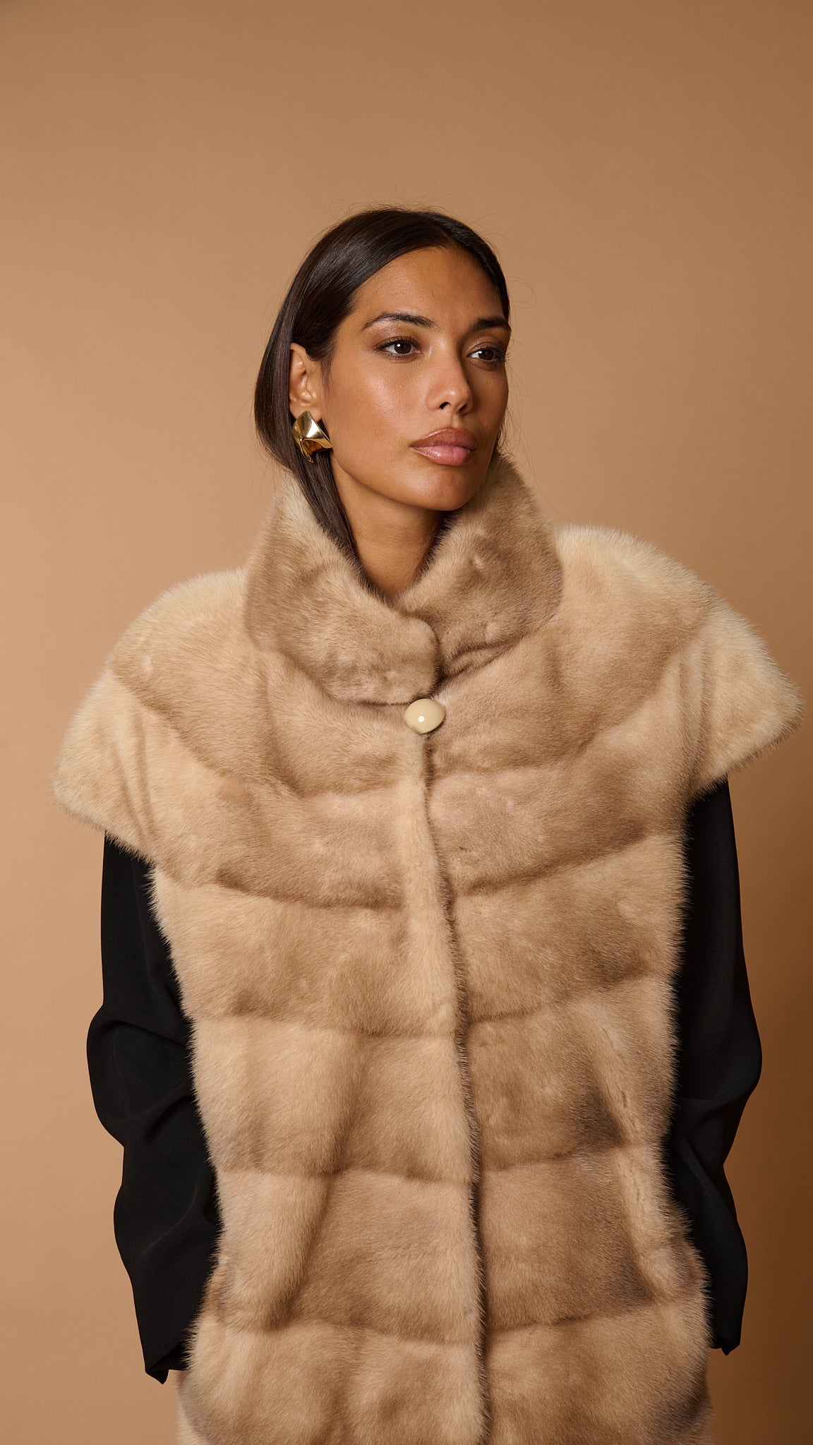 Gilet visone vanità luxury