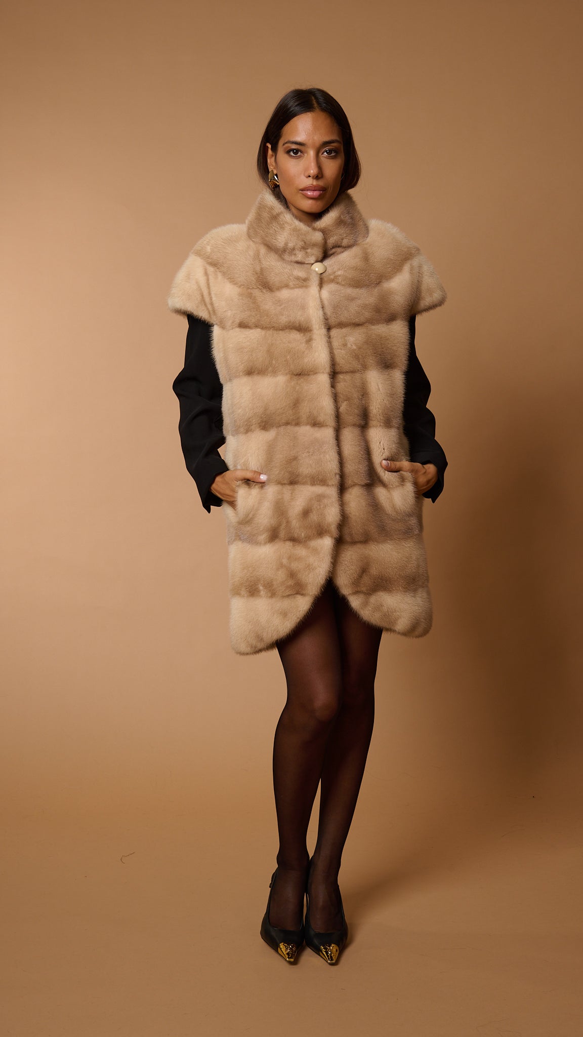 Gilet visone vanità luxury