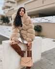 Volpe Peony Nude fox luxury