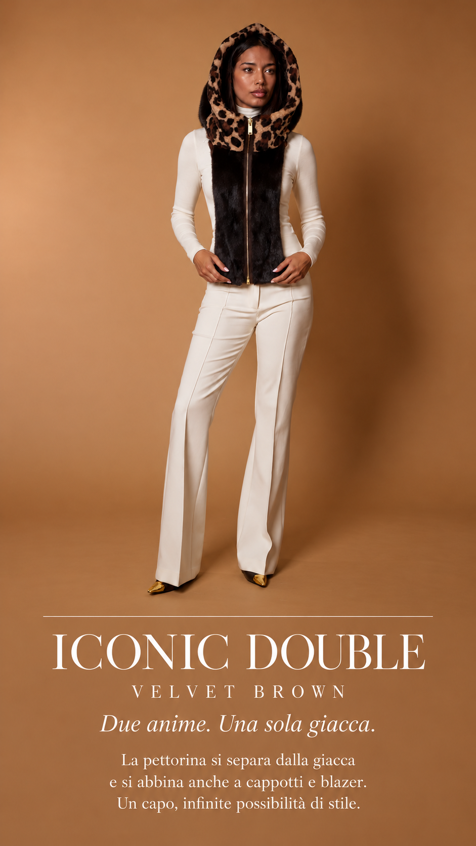 ICONIC DOUBLE dark brown