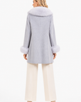 Cappotto baronetto bordi volpe