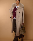 SAVANN Luxury COAT 100% lana beige