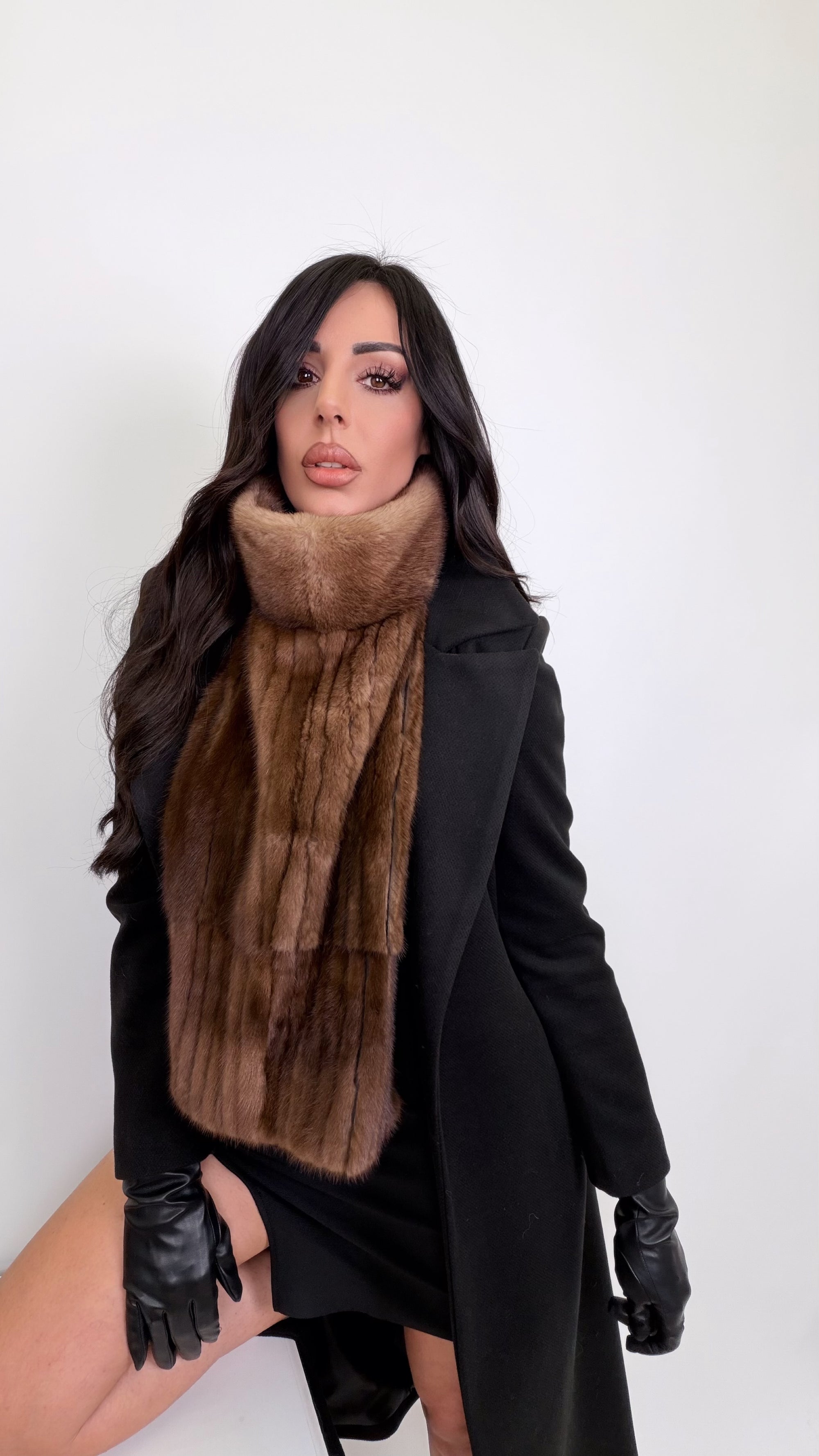 Set Cappotto + sotto giacca in visone