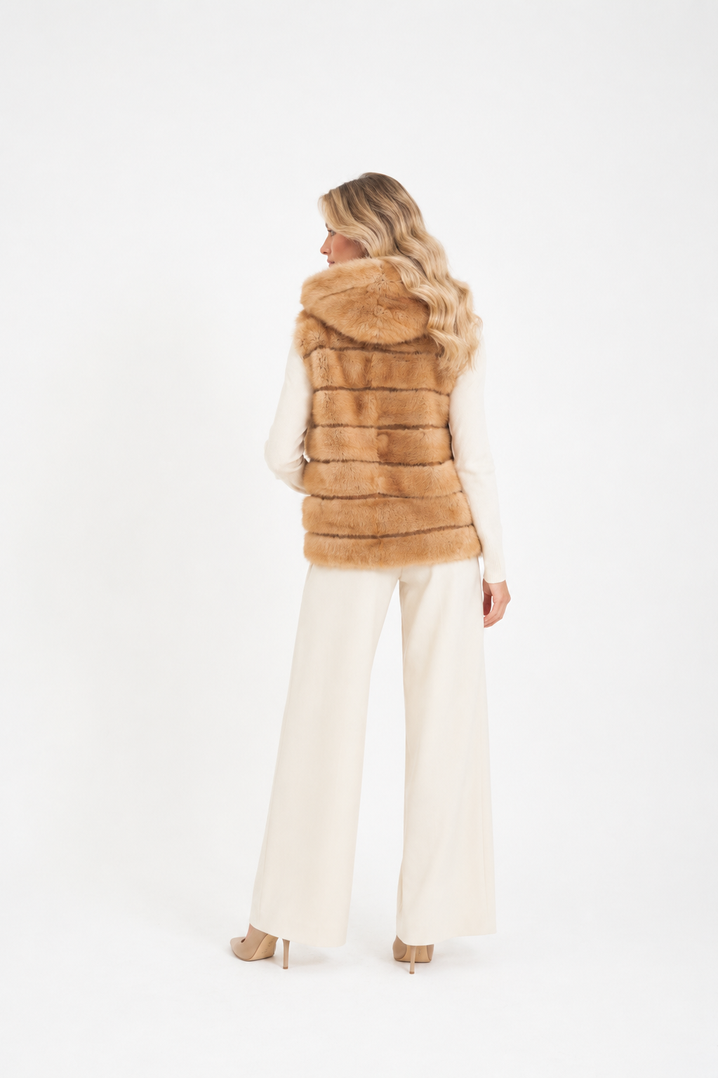 Gilet visone Tiziana