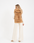 Gilet visone Tiziana