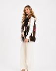 Gilet volpe fucsia