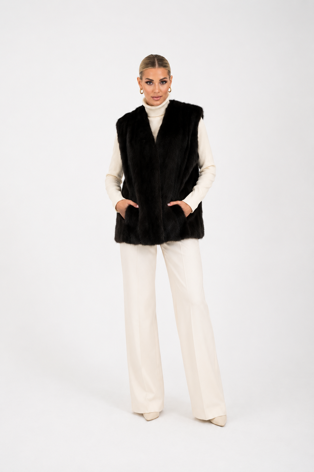 Gilet visone odette