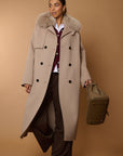 SAVANN Luxury COAT 100% lana beige