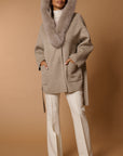 CUVE’ Luxury COAT wool & CASHMERE