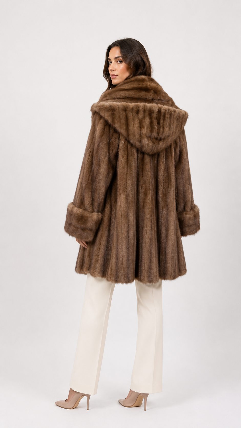Visone margot cappuccio removibile Luxury