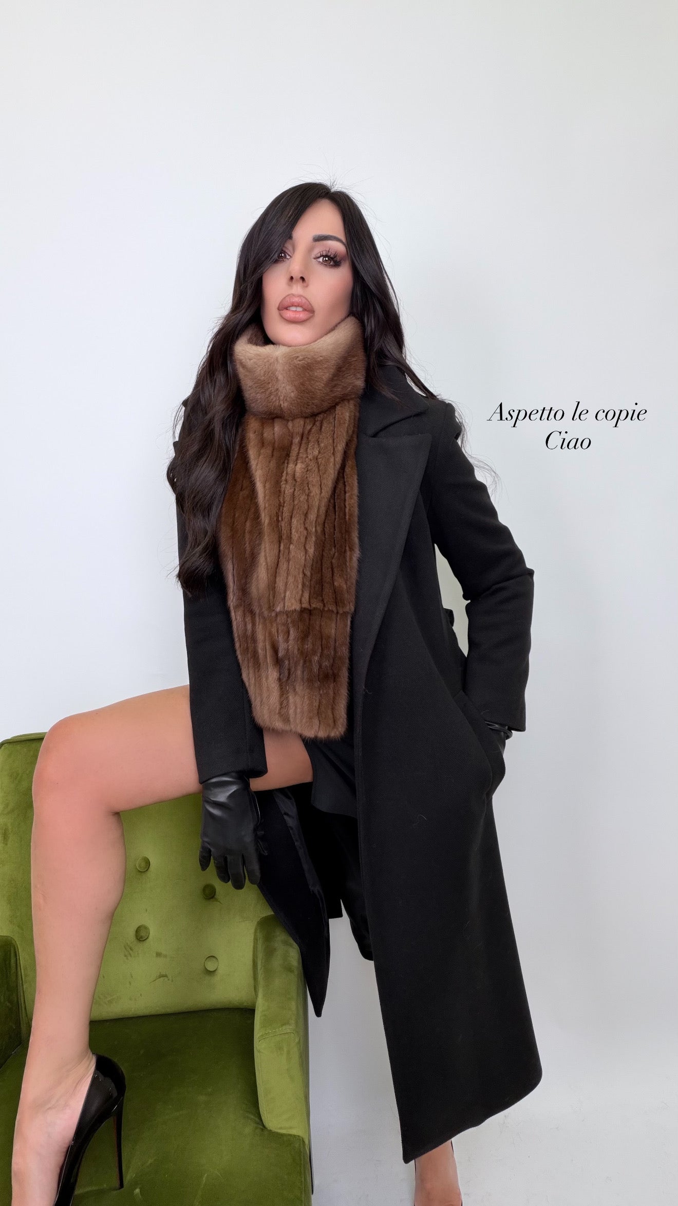 Set Cappotto + sotto giacca in visone