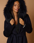 Dianne luxury coat blue