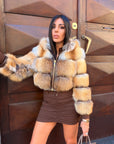 Bomber in volpe alissa