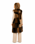 Gilet visone pach  Evelyne Luxury