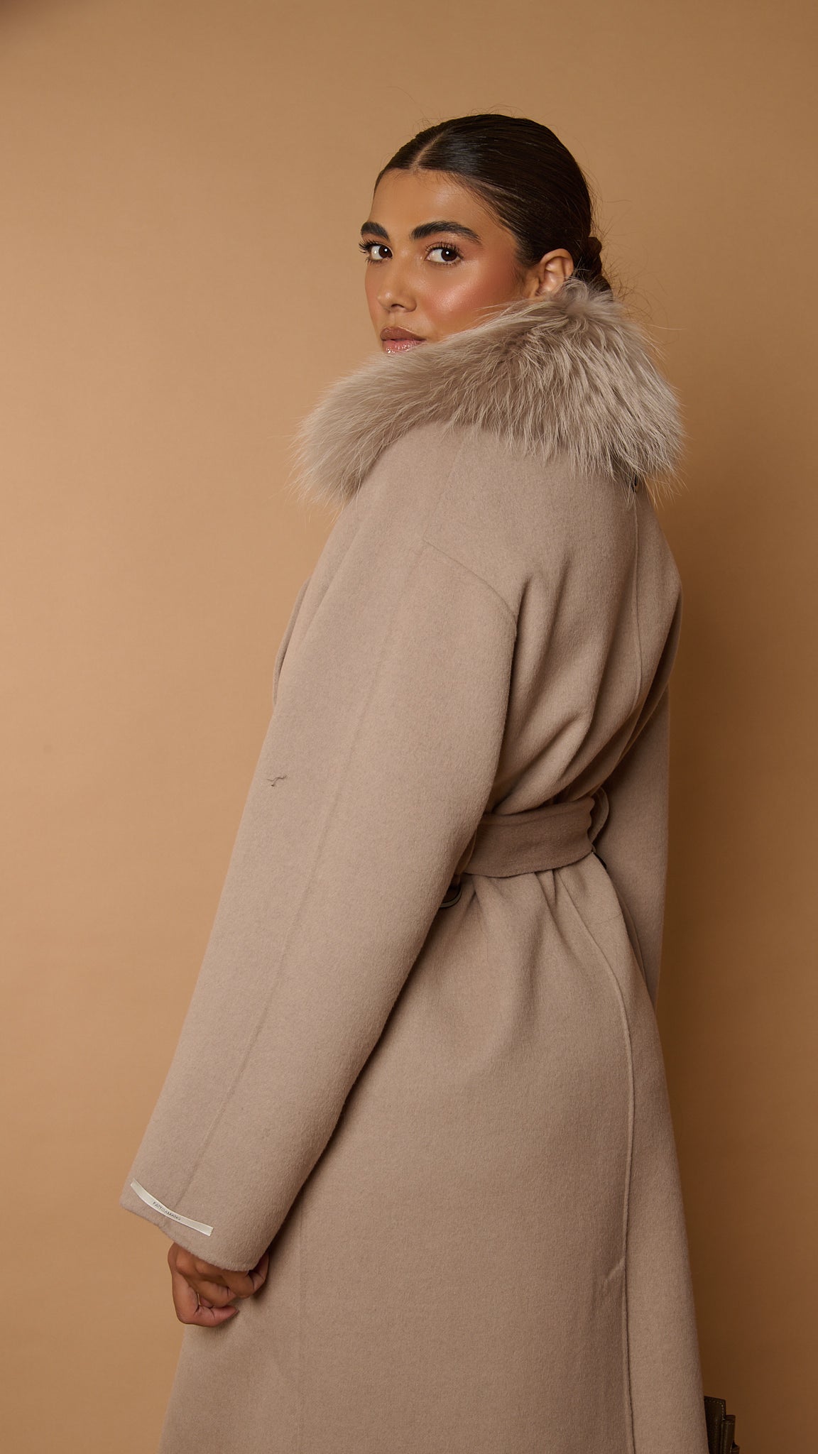 SAVANN Luxury COAT 100% lana beige