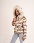 Visone con cappuccio ally plin