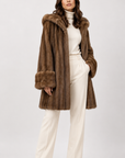 Visone margot cappuccio removibile Luxury