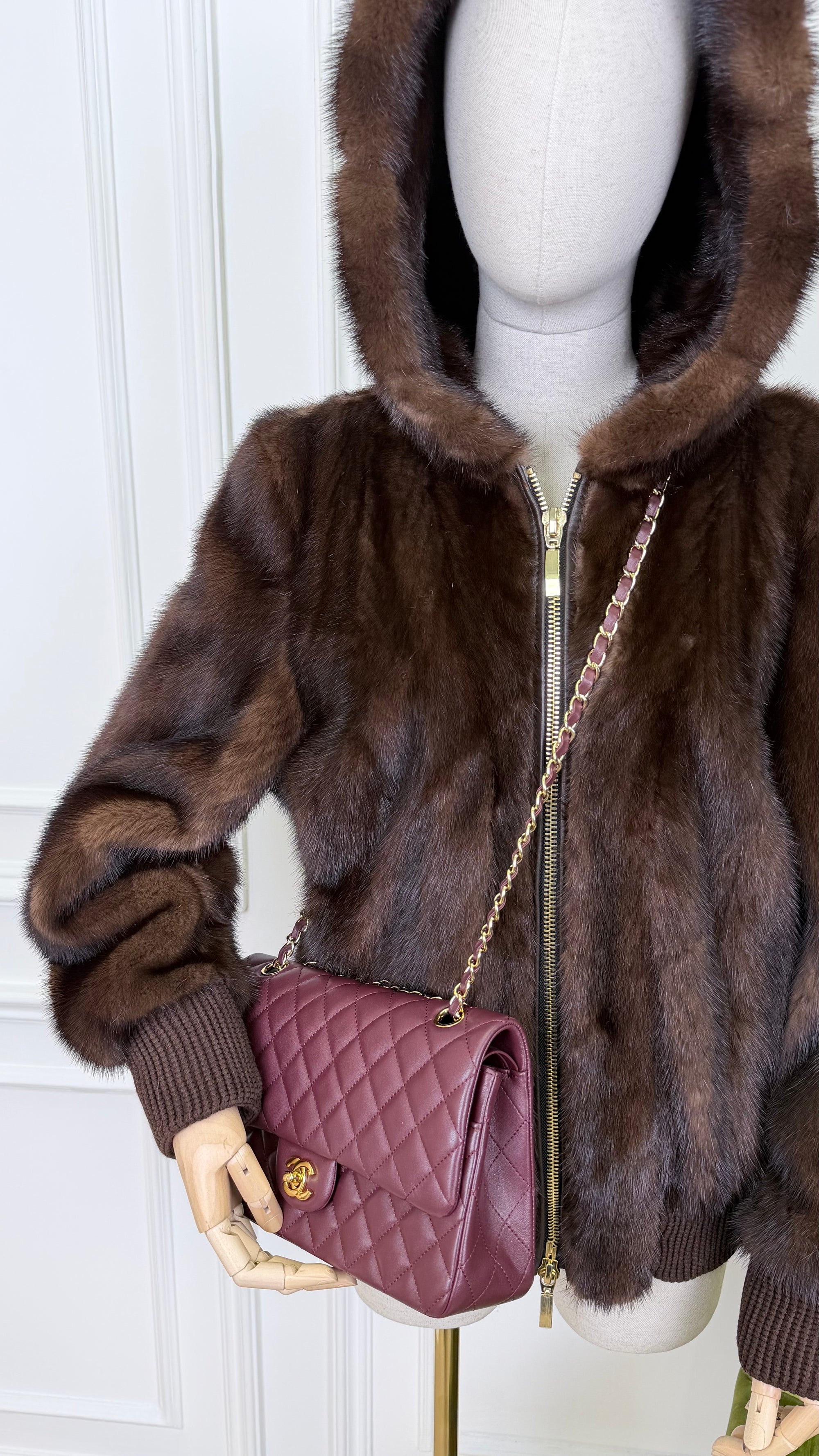 Bomber Iconic visone nocciola claro