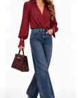 Camicia Kayle bordeaux