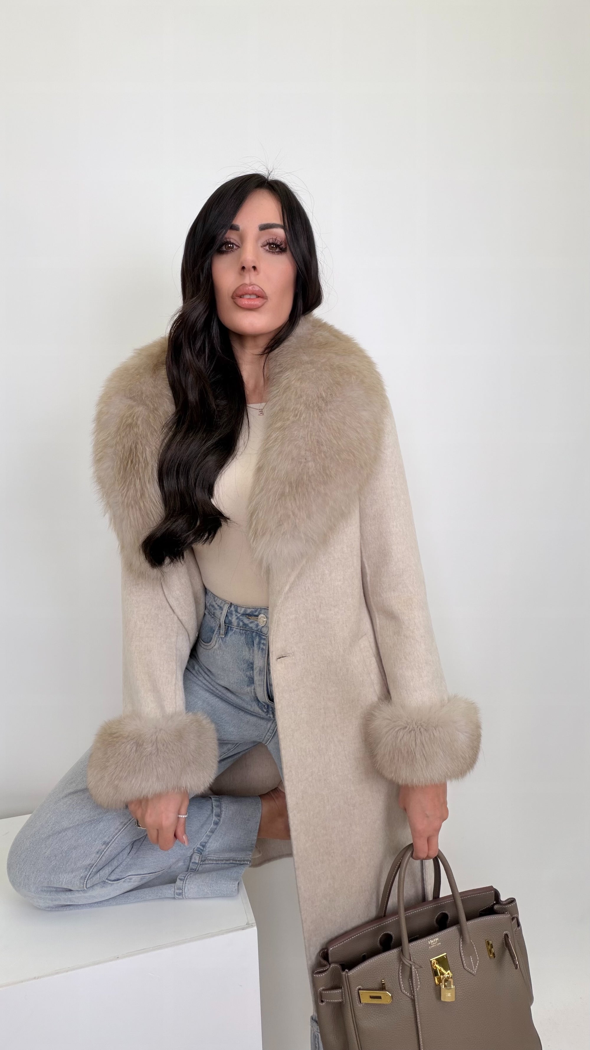 Cappotto Samira 50%lana e 50% cashmere
