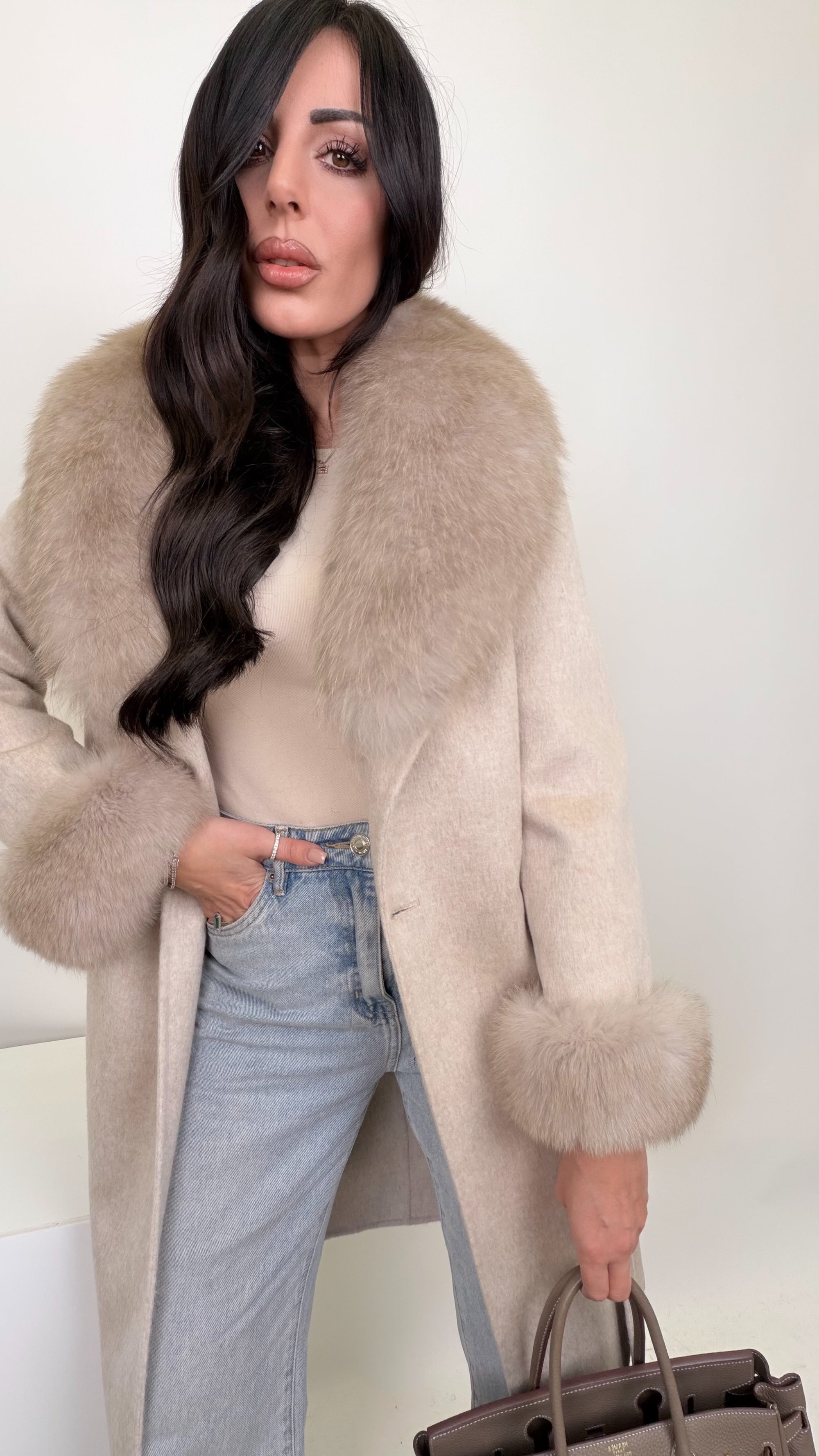 Cappotto Samira 50%lana e 50% cashmere