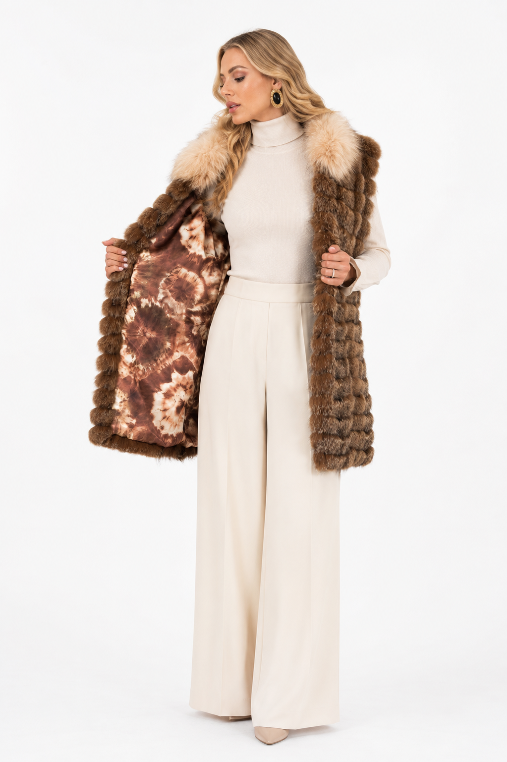 Gilet volpe alba