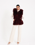 Gilet volpe ibisco