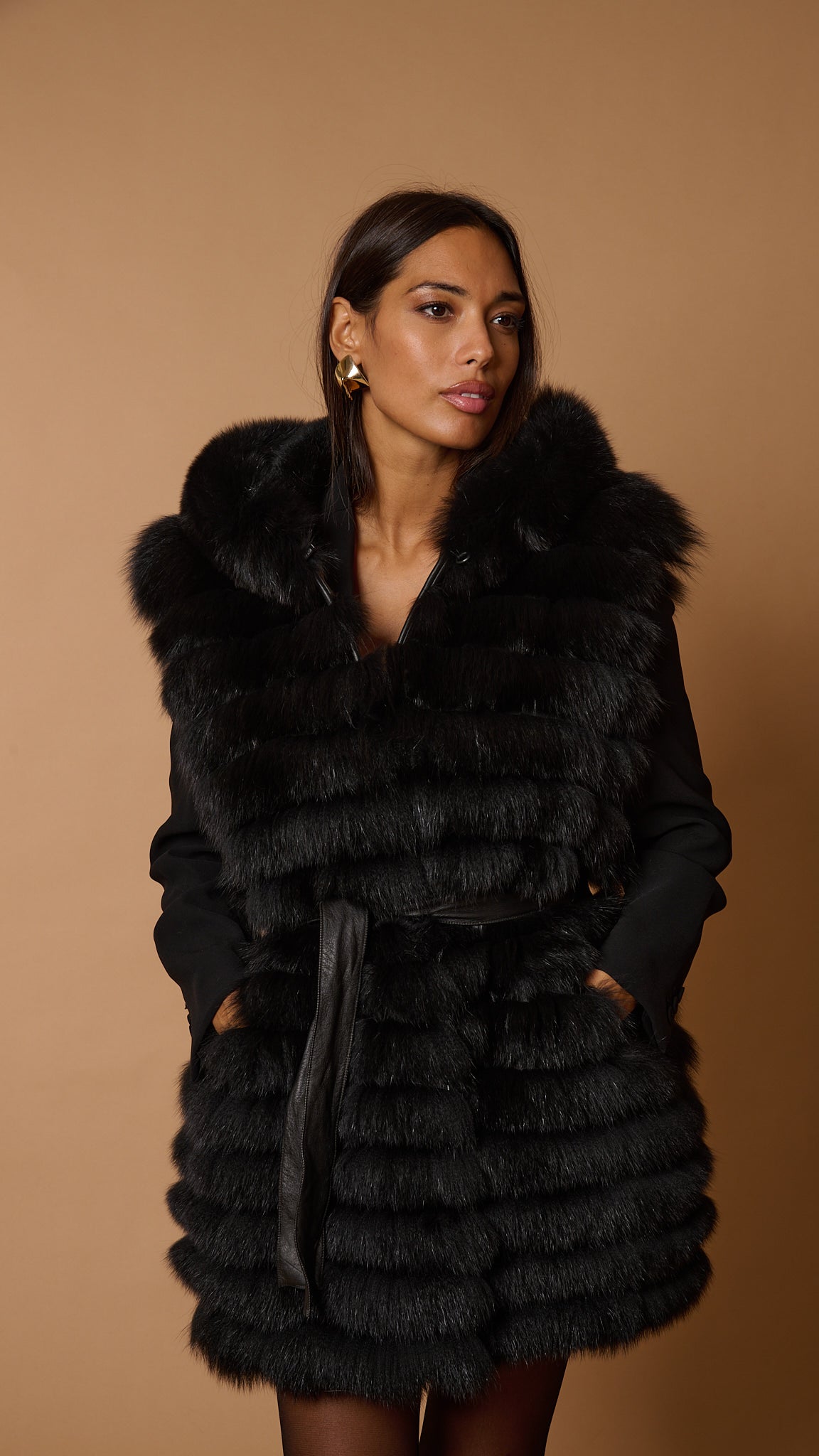 Gilet volpe leonie black
