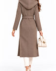 Cappotto 50% lana 50%cashmere fango