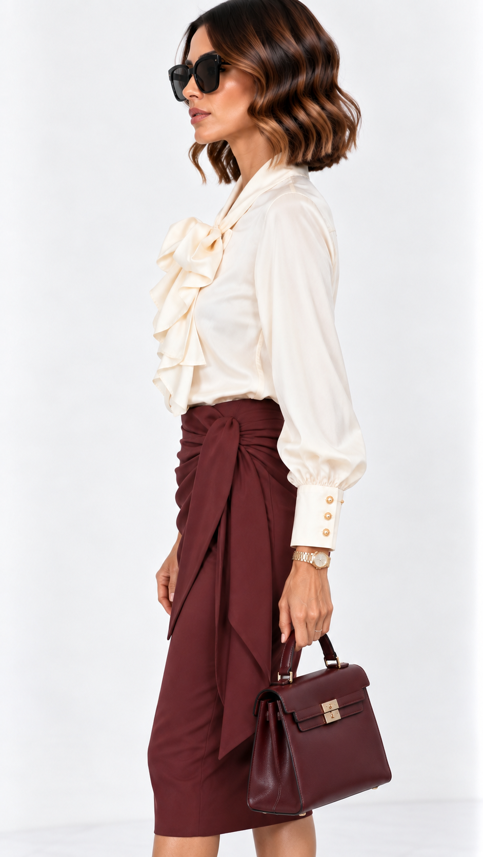 Camicia satin Valentina