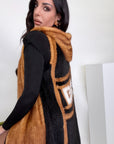 Gilet luxury tricot di visone