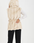 Gilet visone Sabrina