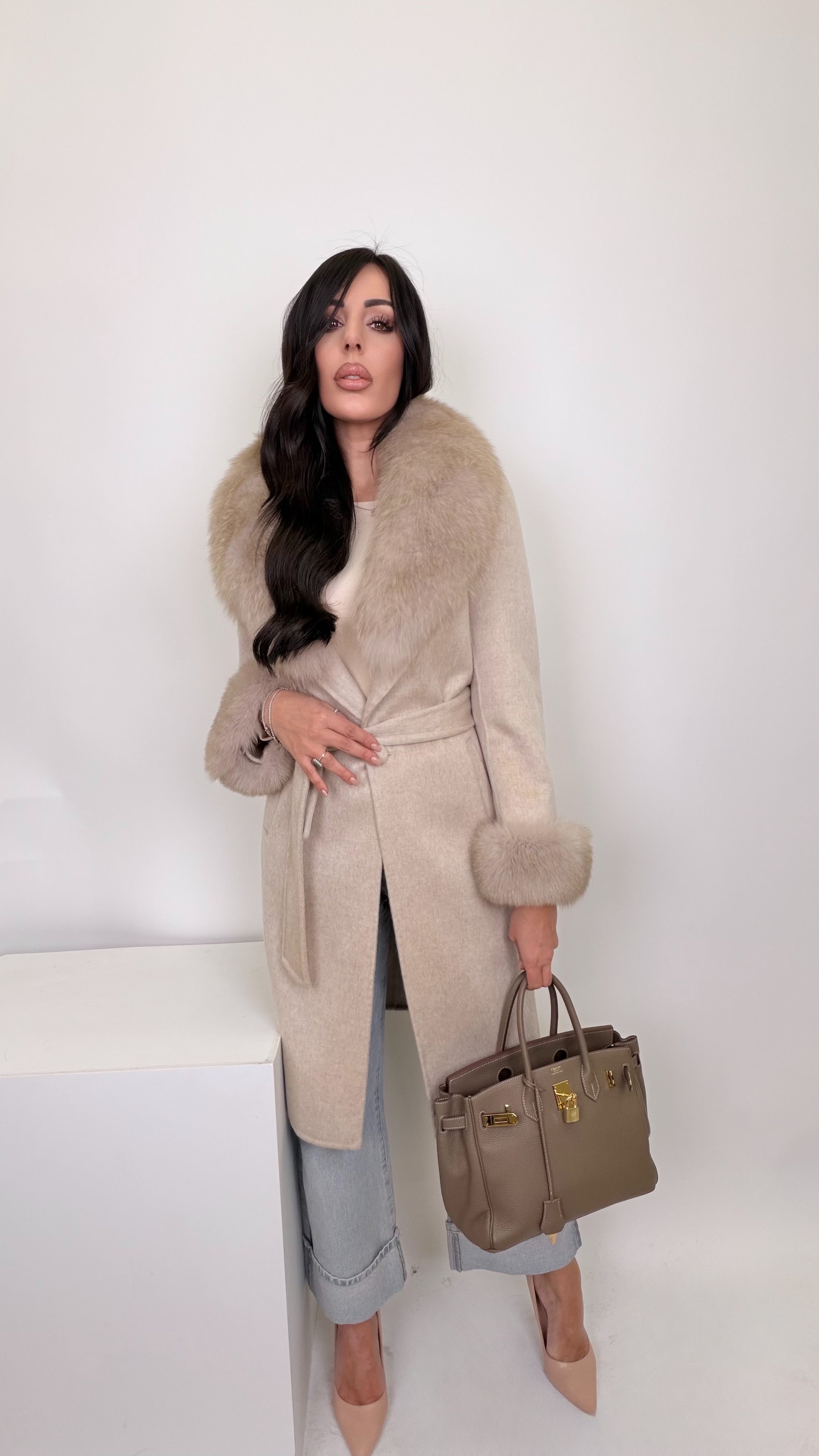 Cappotto Samira 50%lana e 50% cashmere