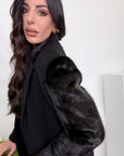Blazer/cappotto con visone luxury