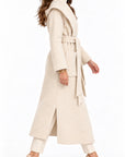 Cappotto 50%lana 50%cashmere panna