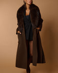 Drama luxury coat moka