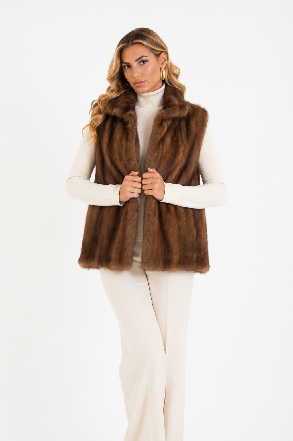 Gilet visone velia