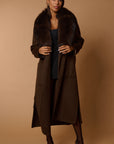 Drama luxury coat moka