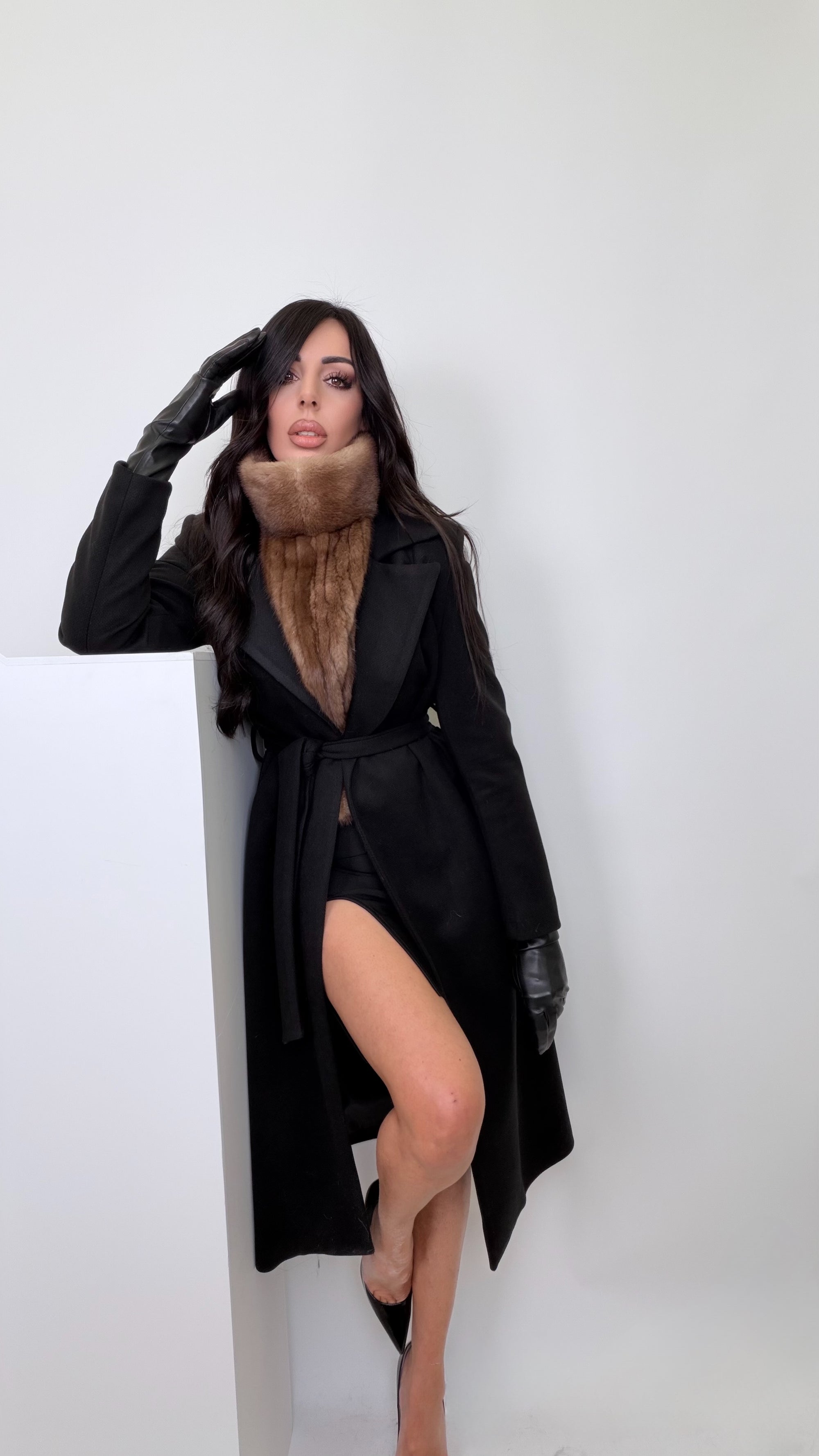 Set Cappotto + sotto giacca in visone