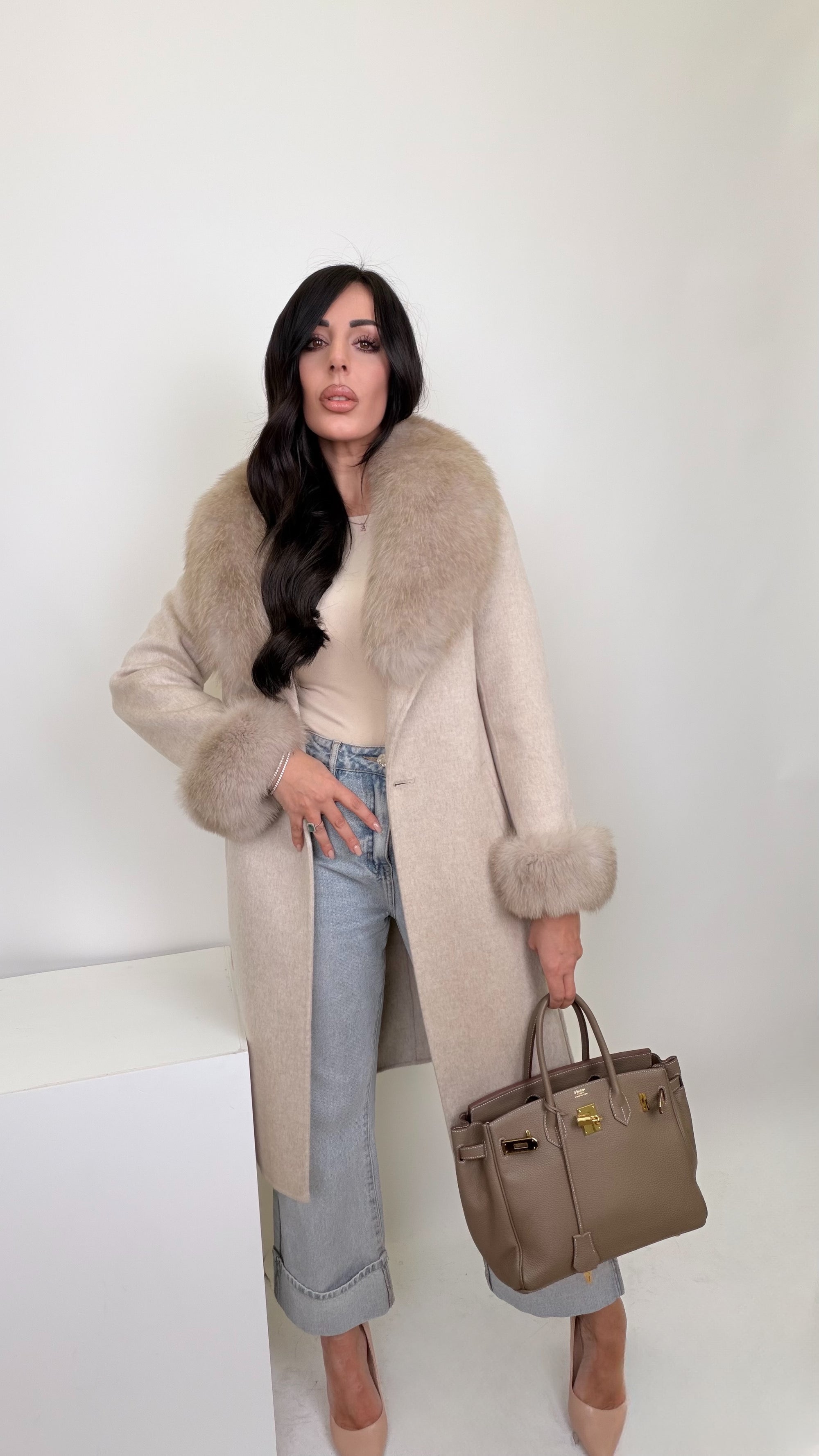 Cappotto Samira 50%lana e 50% cashmere