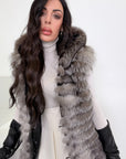 Gilet in volpe luxury
