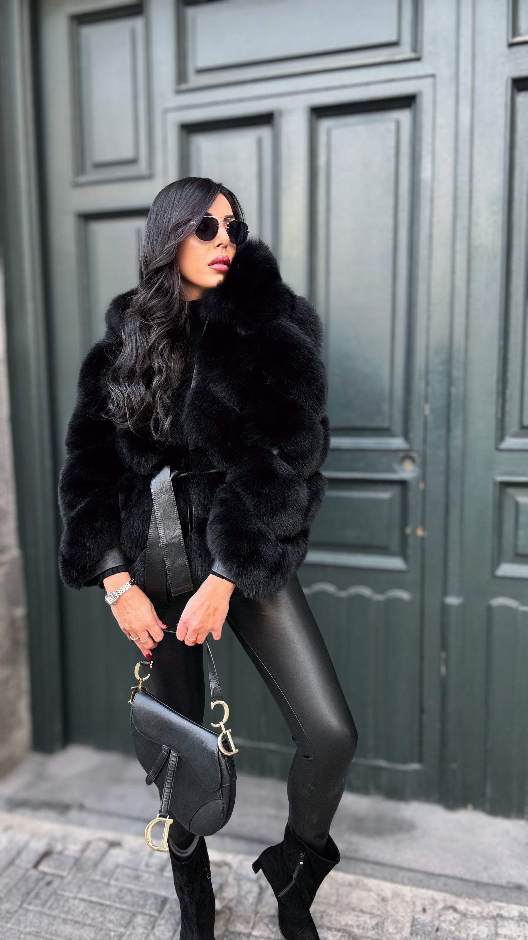 Black drama fox luxury